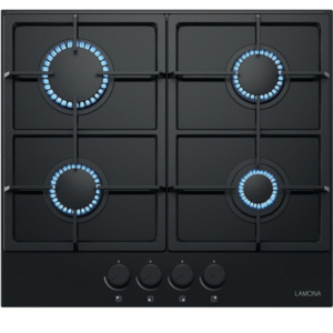 4 Burner Gas on Glass Hob