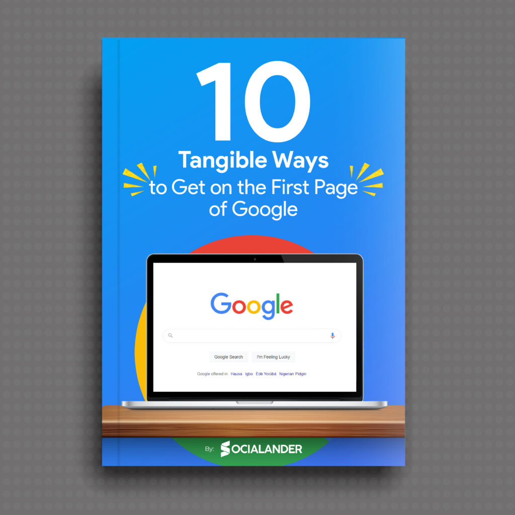 10 tangible ways to get on google first page