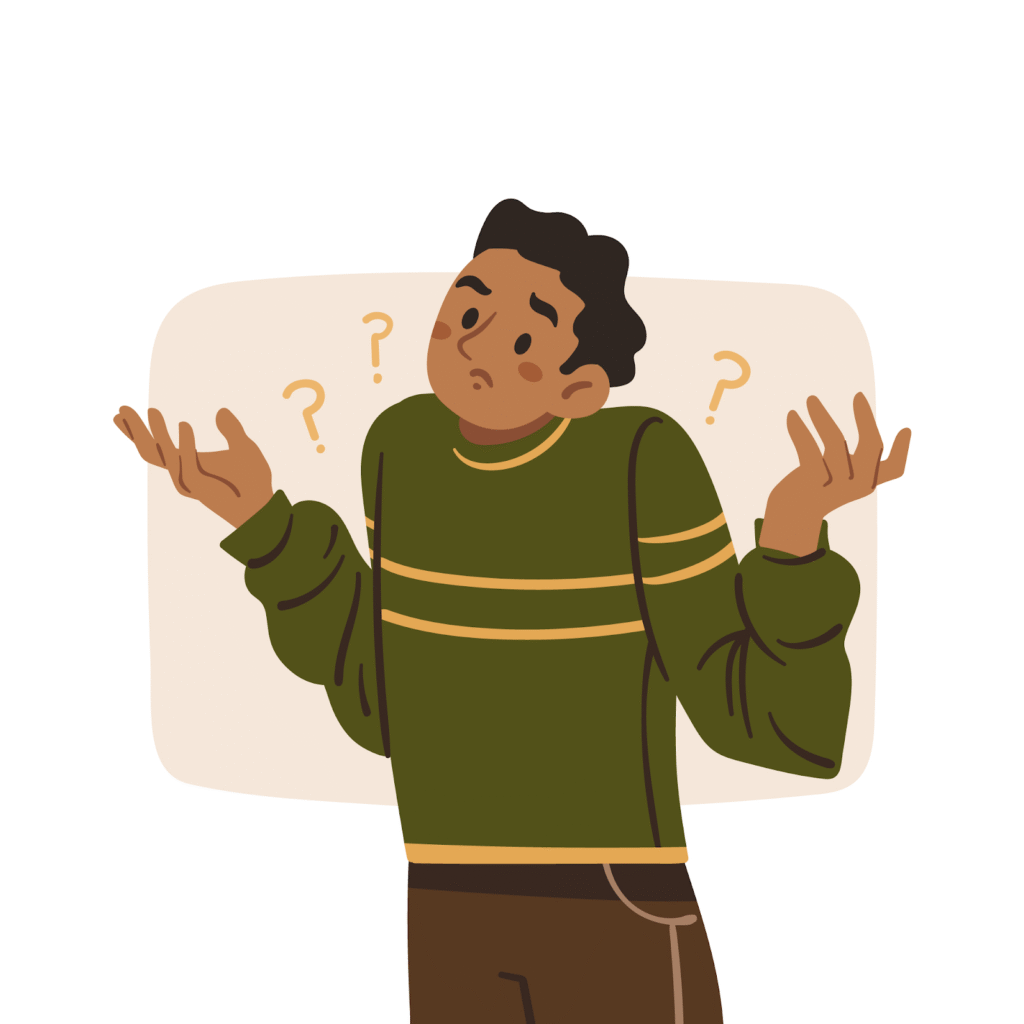 Illustration of a man wondering id the number of Elementor containers affect SEO