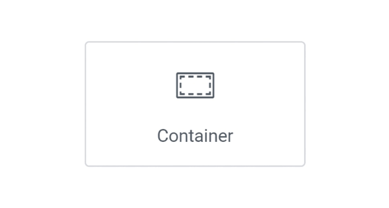 Image of Elementor container