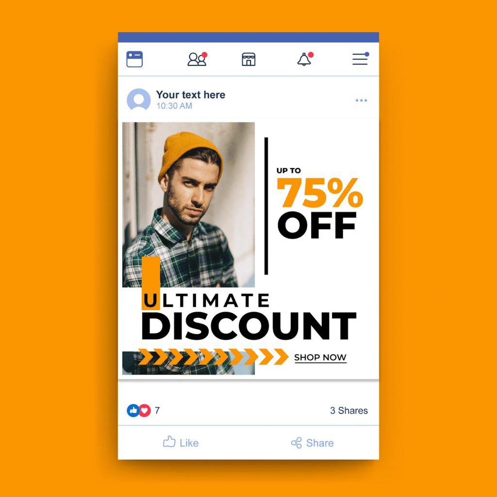 Picture of facebbok ads campaign example