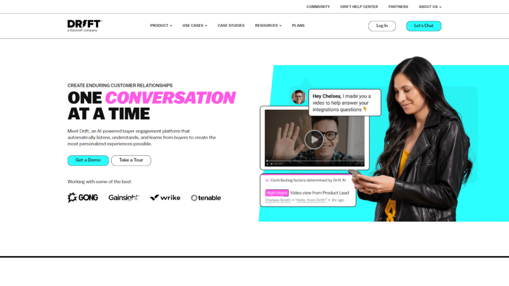 Drift homepage