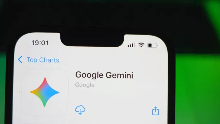 Gemini (Google) homepage