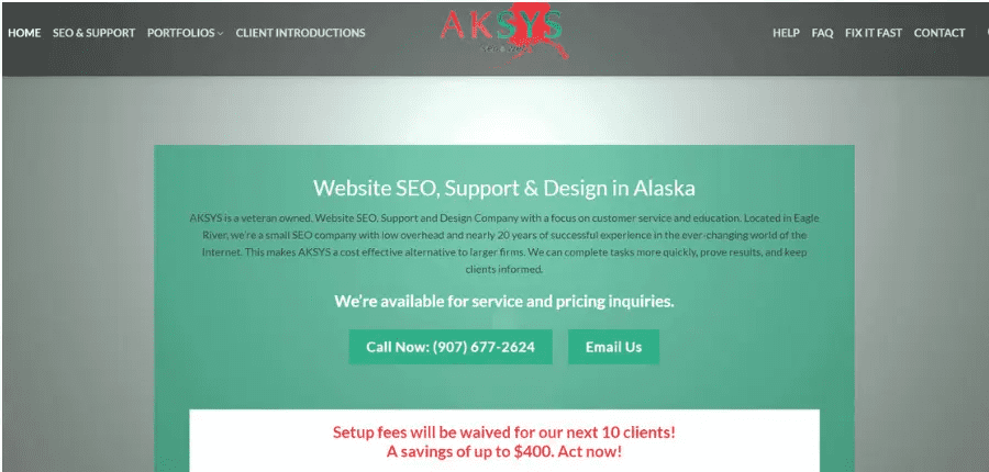 Web Design Companies in Alaska