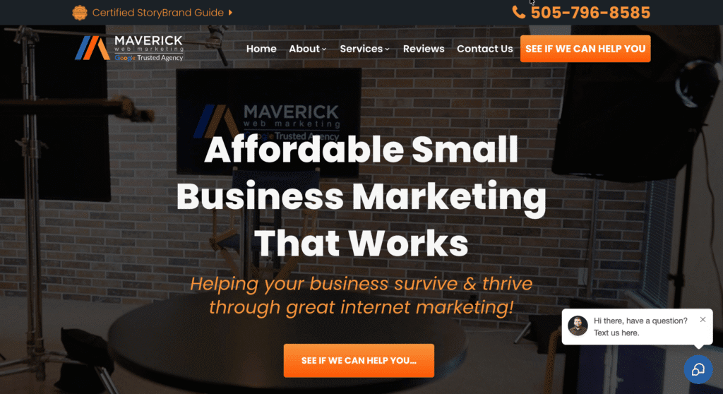 maverick-web-marketing-homepage